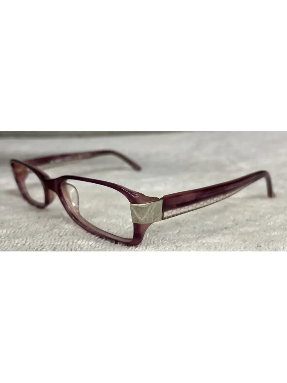 Kio Yamato Eyeglasses Frames Full-Rim Purple KP-025 Col.8 “Plumeria” 51-17-143